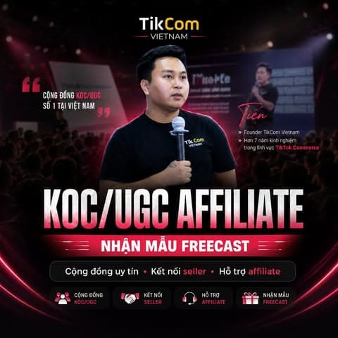 Ảnh bìa Booking KOC/UGC Affiliate – Freecast